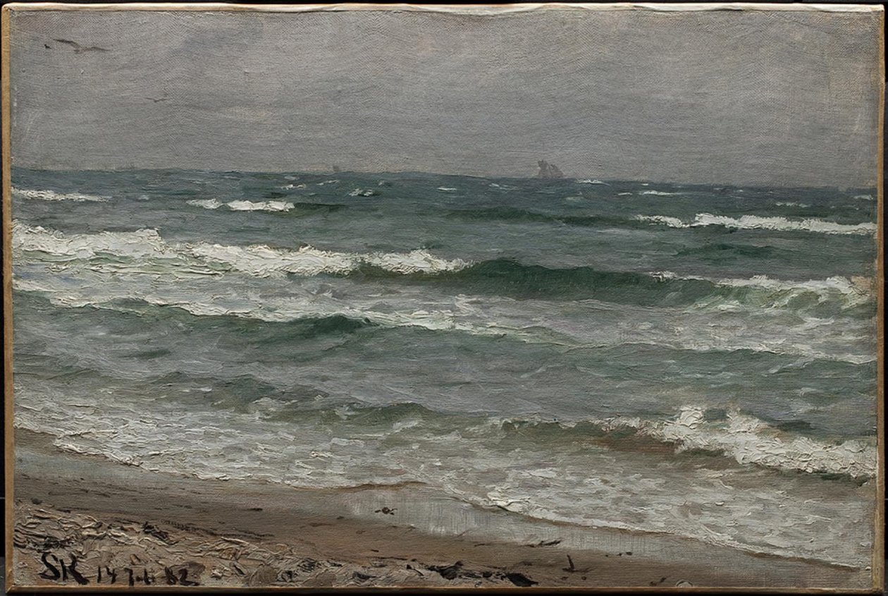 Zeegezicht. Skagen door Peder Severin Krøyer