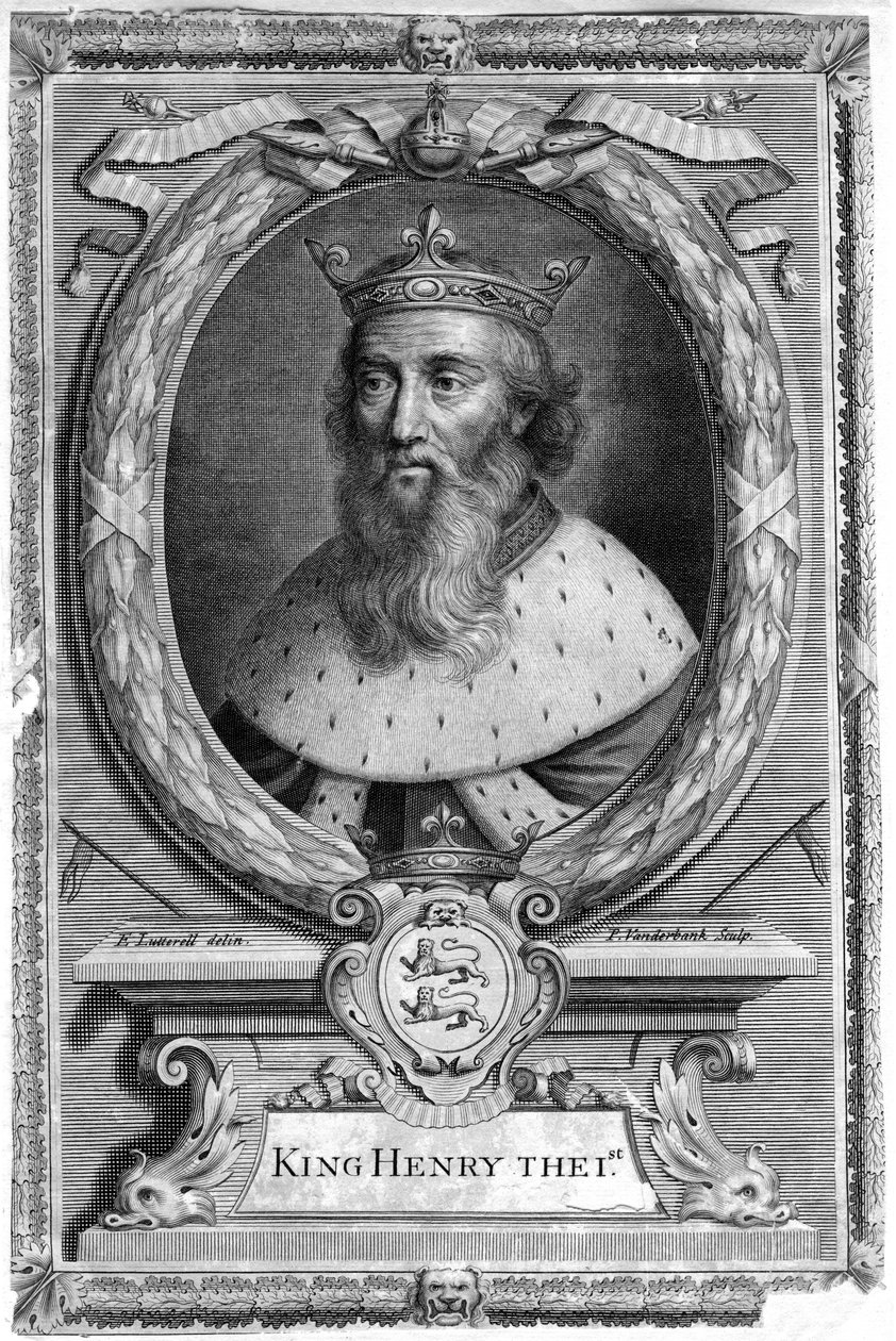 Hendrik I, Koning van Engeland door P. Vanderbanck