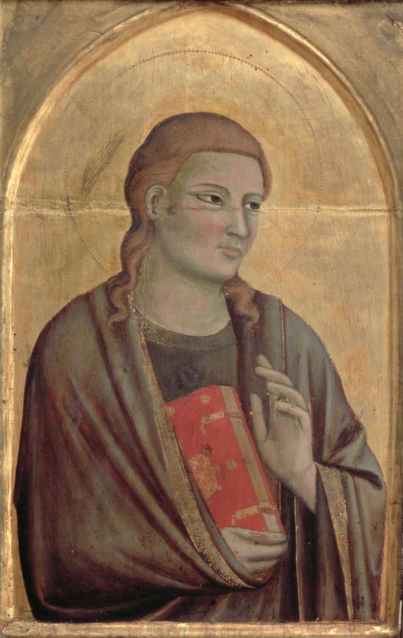 St. Johannes de Evangelist door Pacino di Buonaguida
