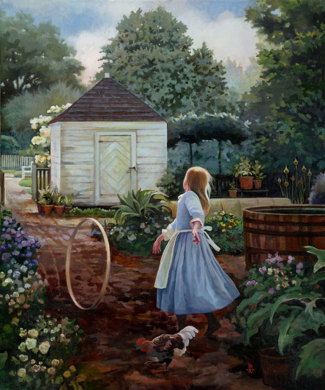 Vrijheid, 2009 (olieverf op doek) door Pamela Patrick White