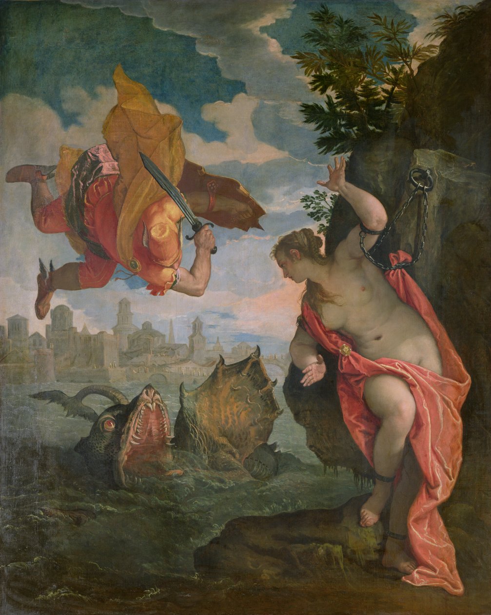 Perseus Redt Andromeda door Paolo Veronese