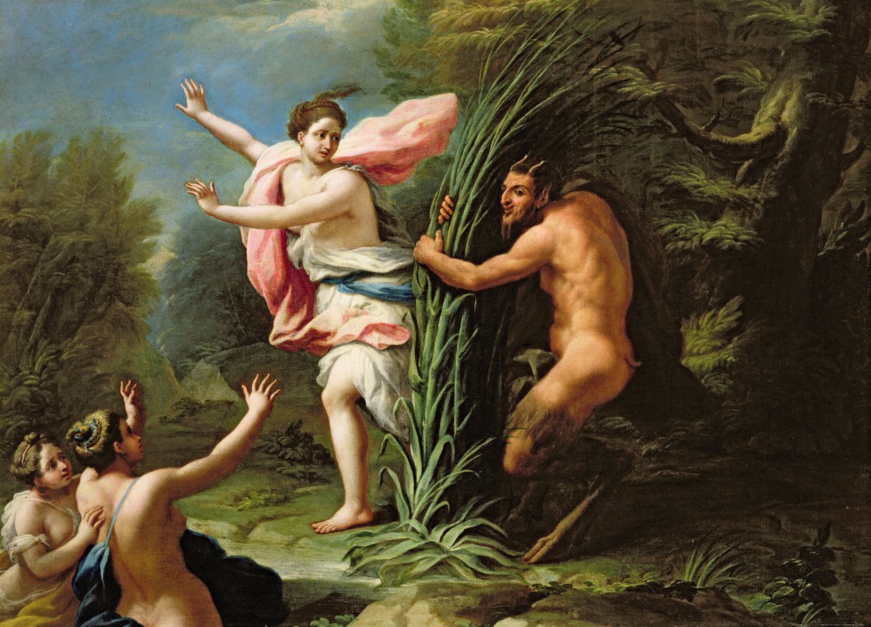Pan en Syrinx door Paolo di Matteis