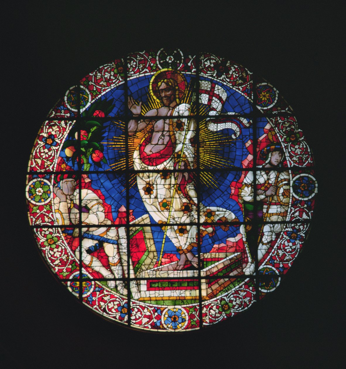 Oculus met De Opstanding, 1443 door Paolo Uccello
