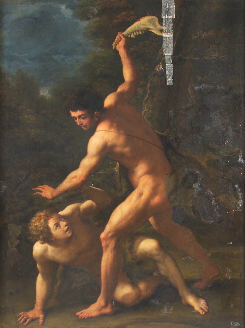 Kaïn doodt Abel door Paolo de Matteis