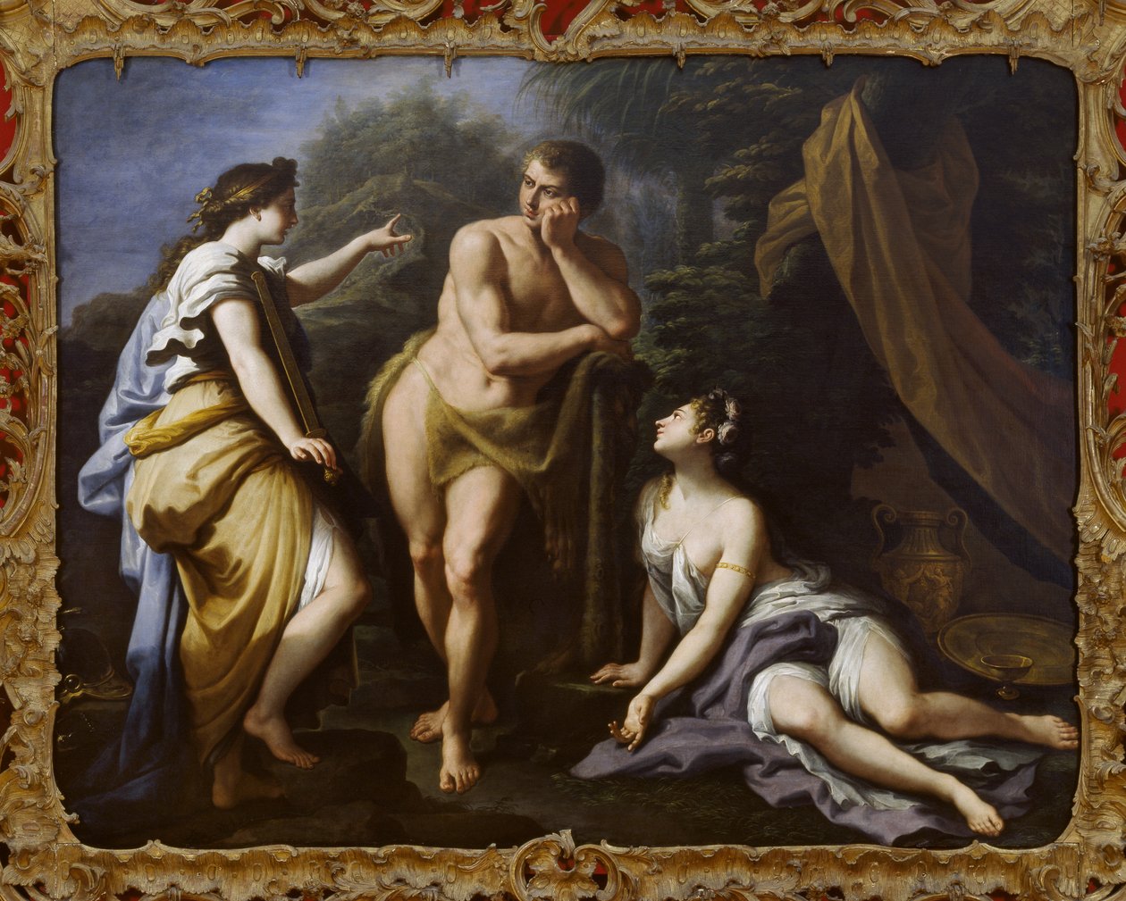 De Keuze van Hercules, 1712 door Paolo di Matteis