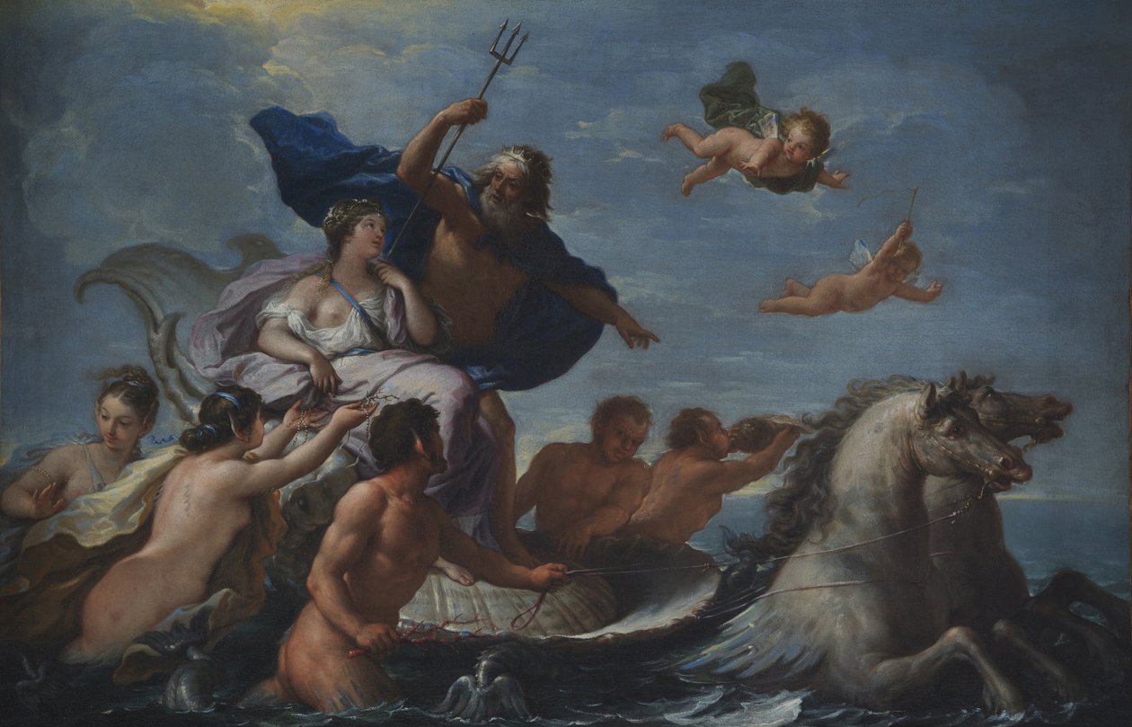 Triomf van Neptunus en Amphitrite door Paolo di Matteis