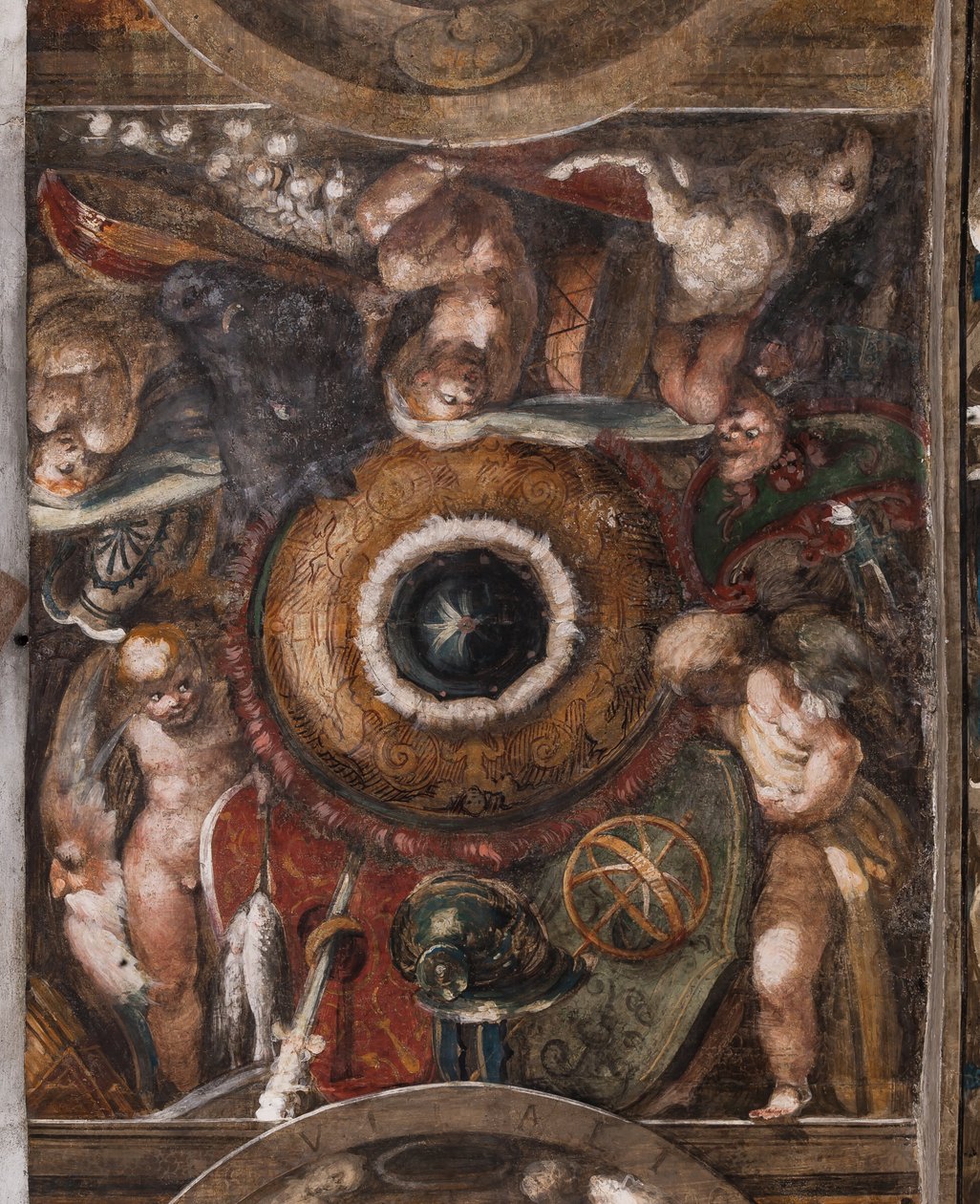 Putti (detail), ca. 1523 door Parmigianino