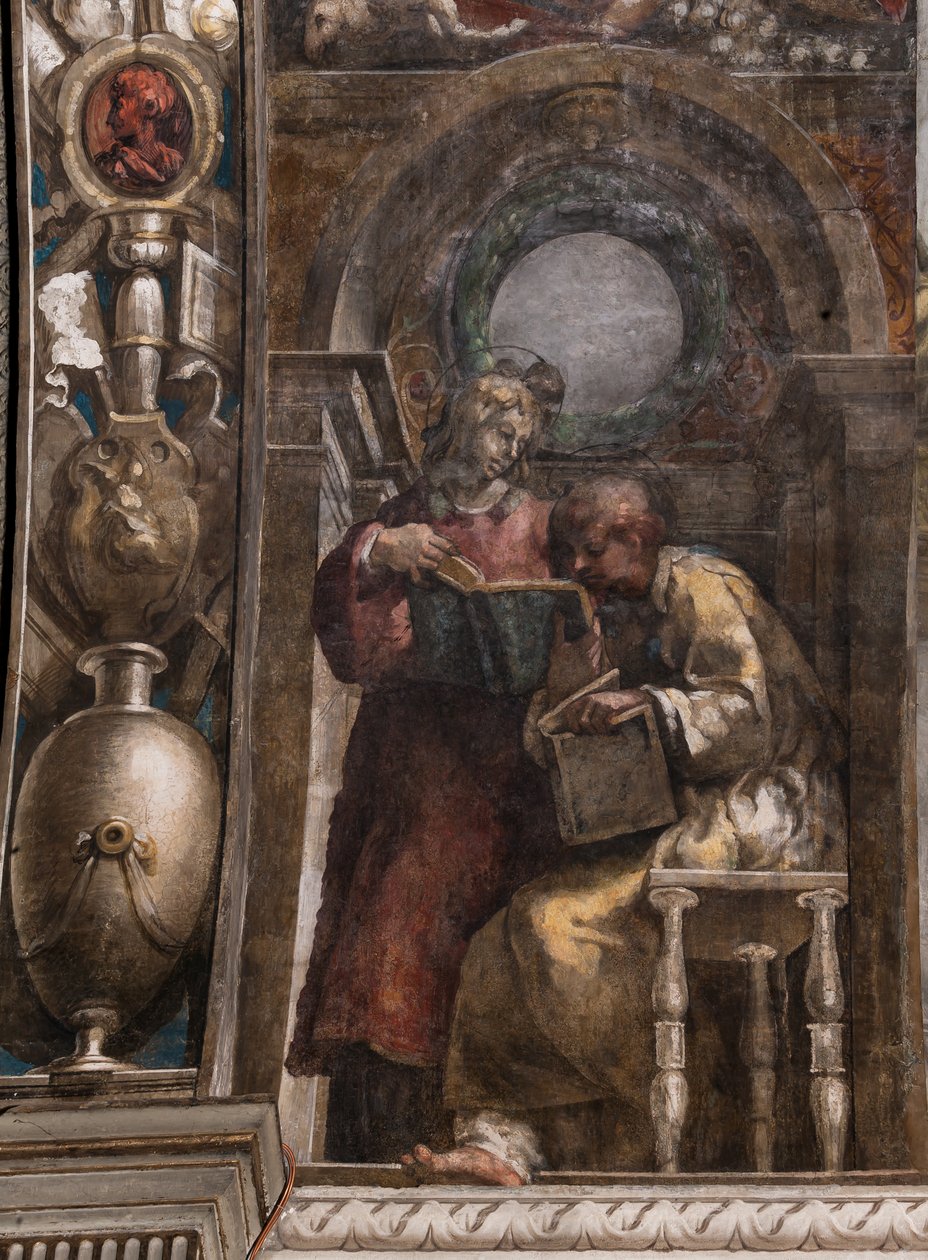 Sint Stefanus en Sint Laurentius, ca. 1523 door Parmigianino