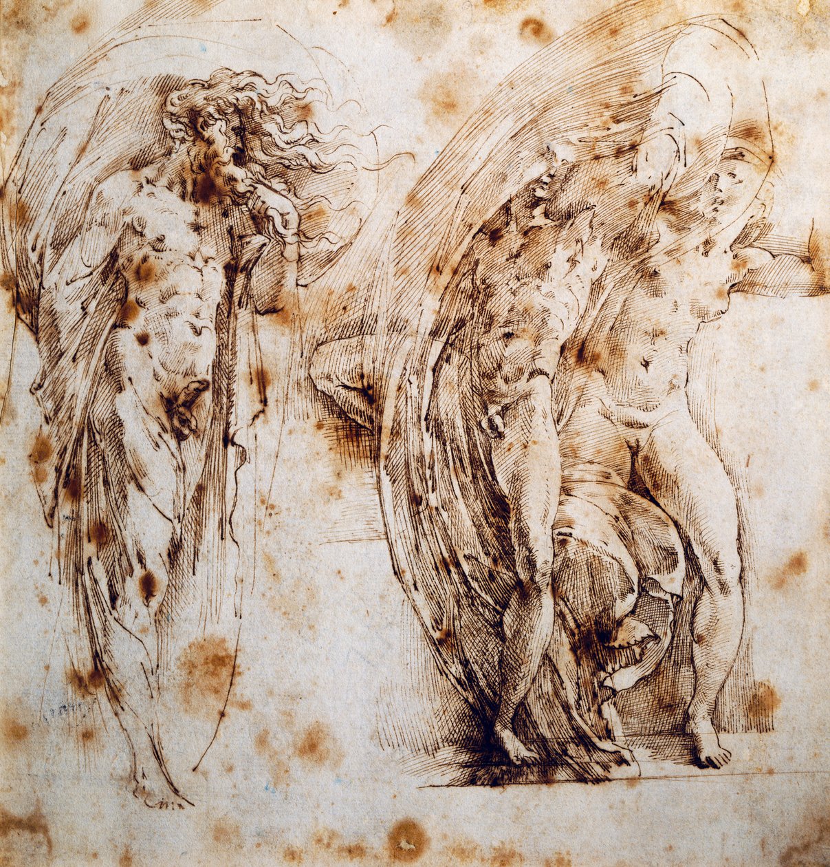 De wraak van Vulcanus door Parmigianino