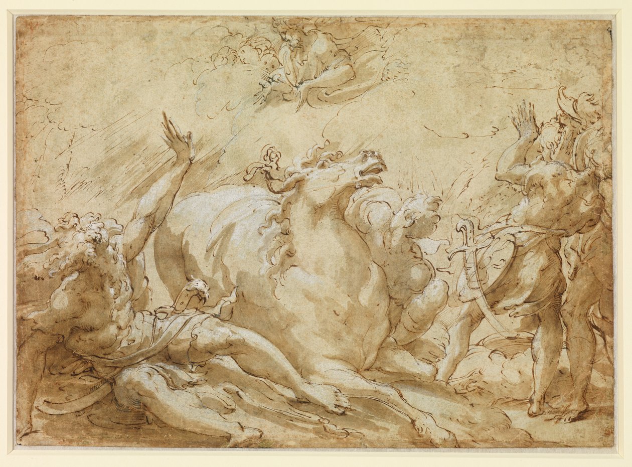 Bekering van Sint Paulus door Parmigianino