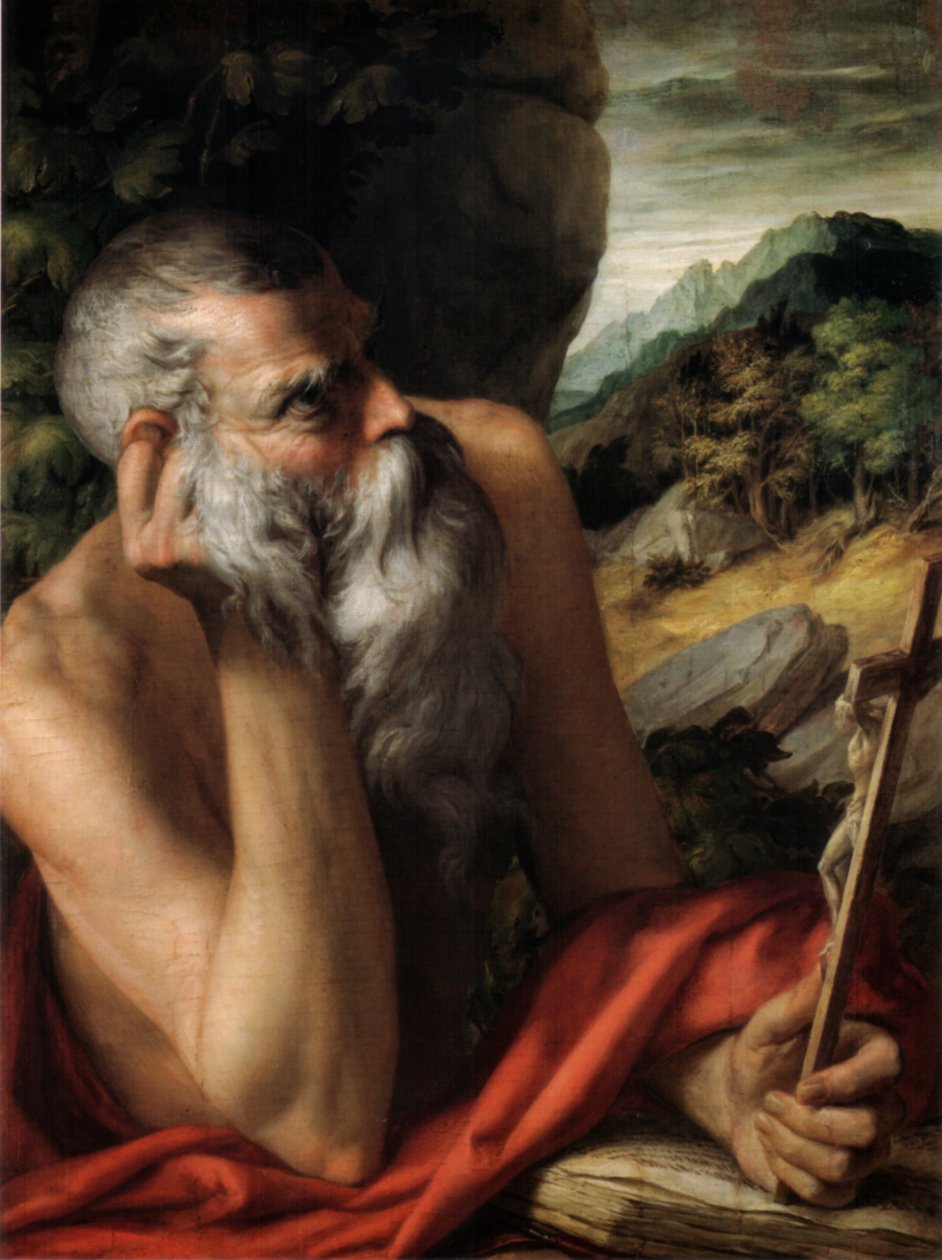 Italiaans: Saint Jerome door Parmigianino