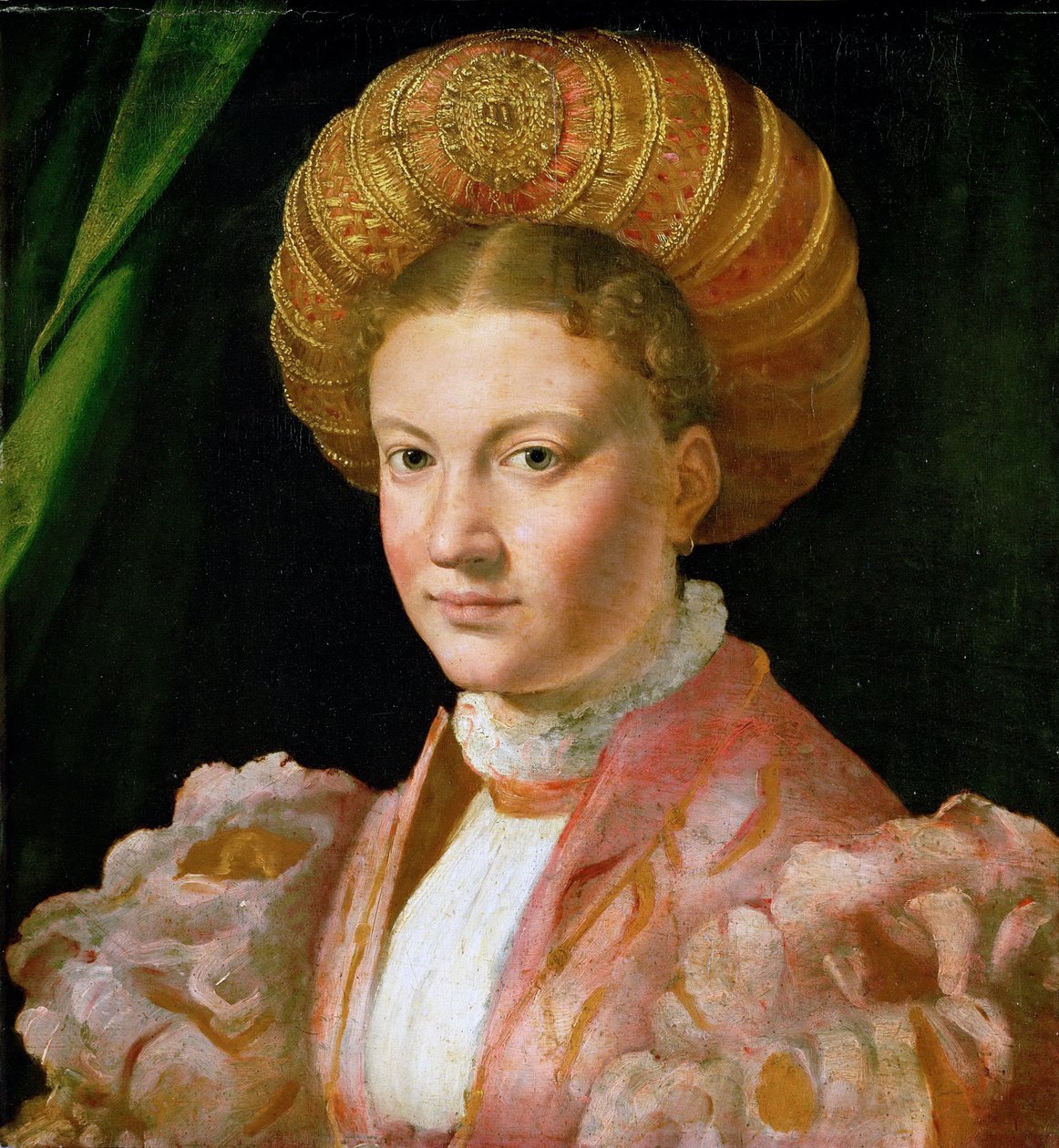 Portret van een jonge dame, ca. 1530 door Parmigianino