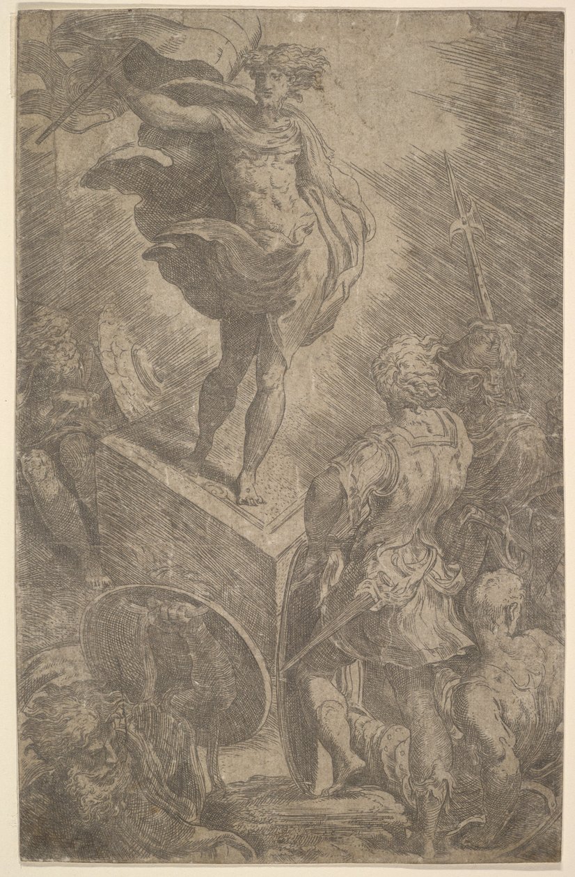 Wederopstanding door Parmigianino