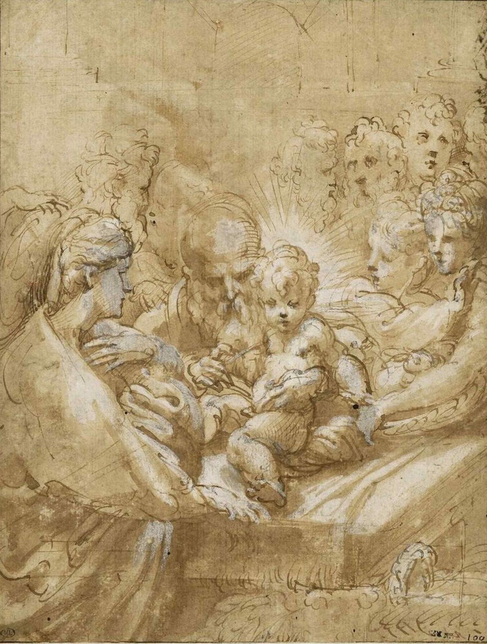 De besnijdenis, Eerste Helft van de 16e eeuw door Parmigianino