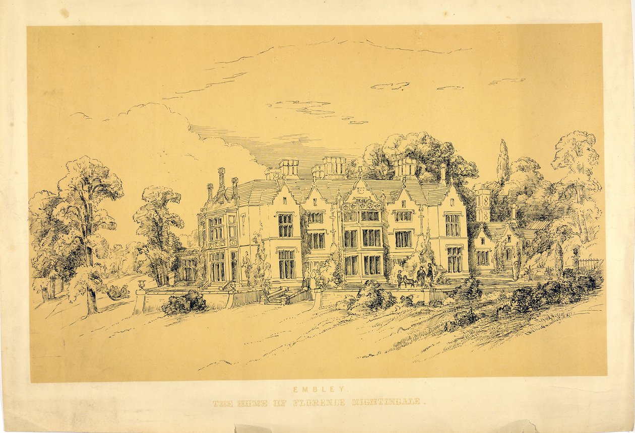 Embley Park door Parthenope Nightingale