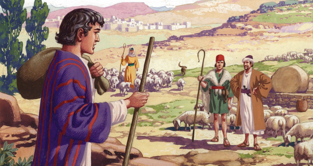 Joseph (gouache op papier) door Pat (1907 95) Nicolle