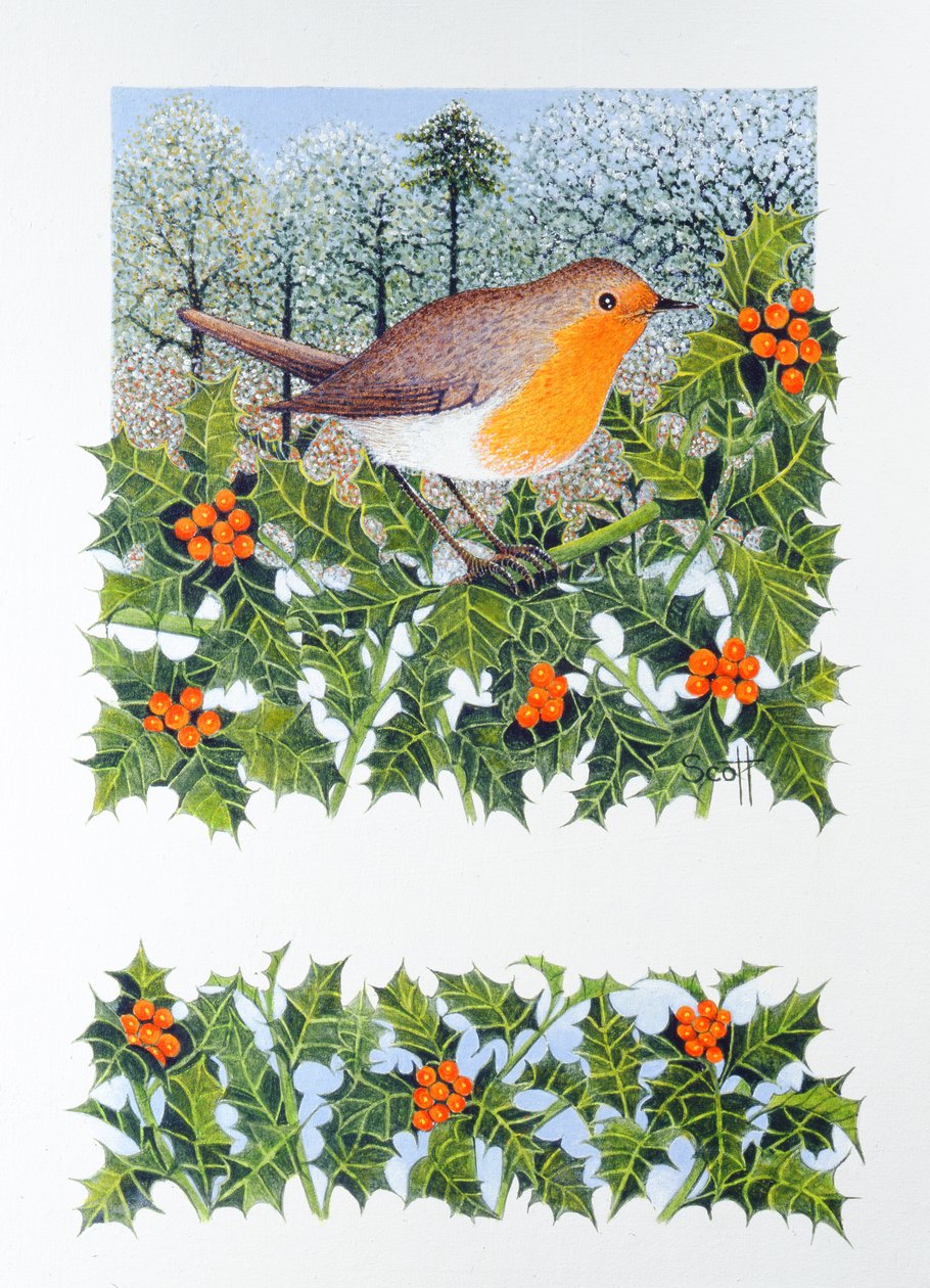 Berrying (olieverf op doek) door Pat Scott