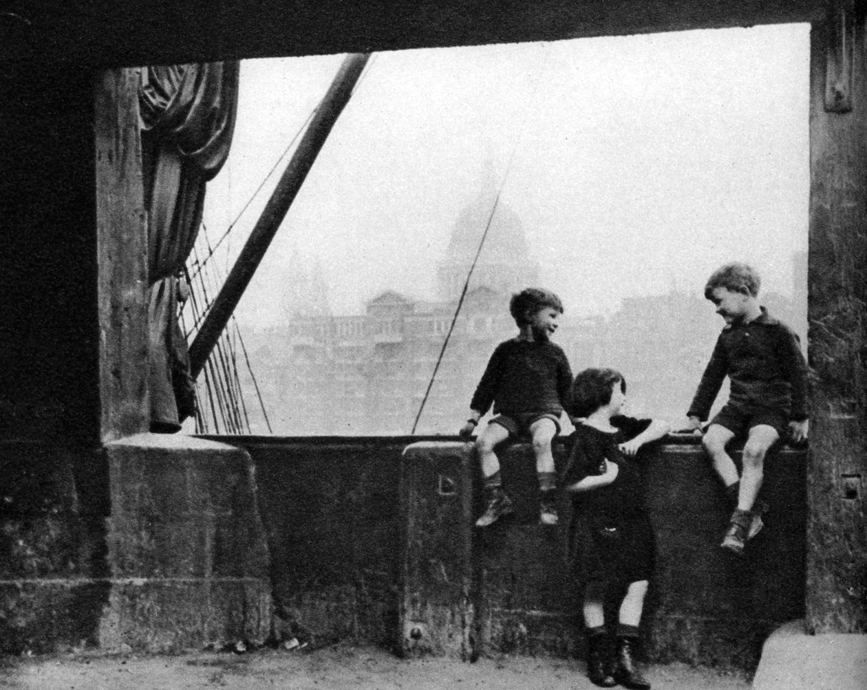Bankside, rond Blackfriars Bridge, Londen door Paterson