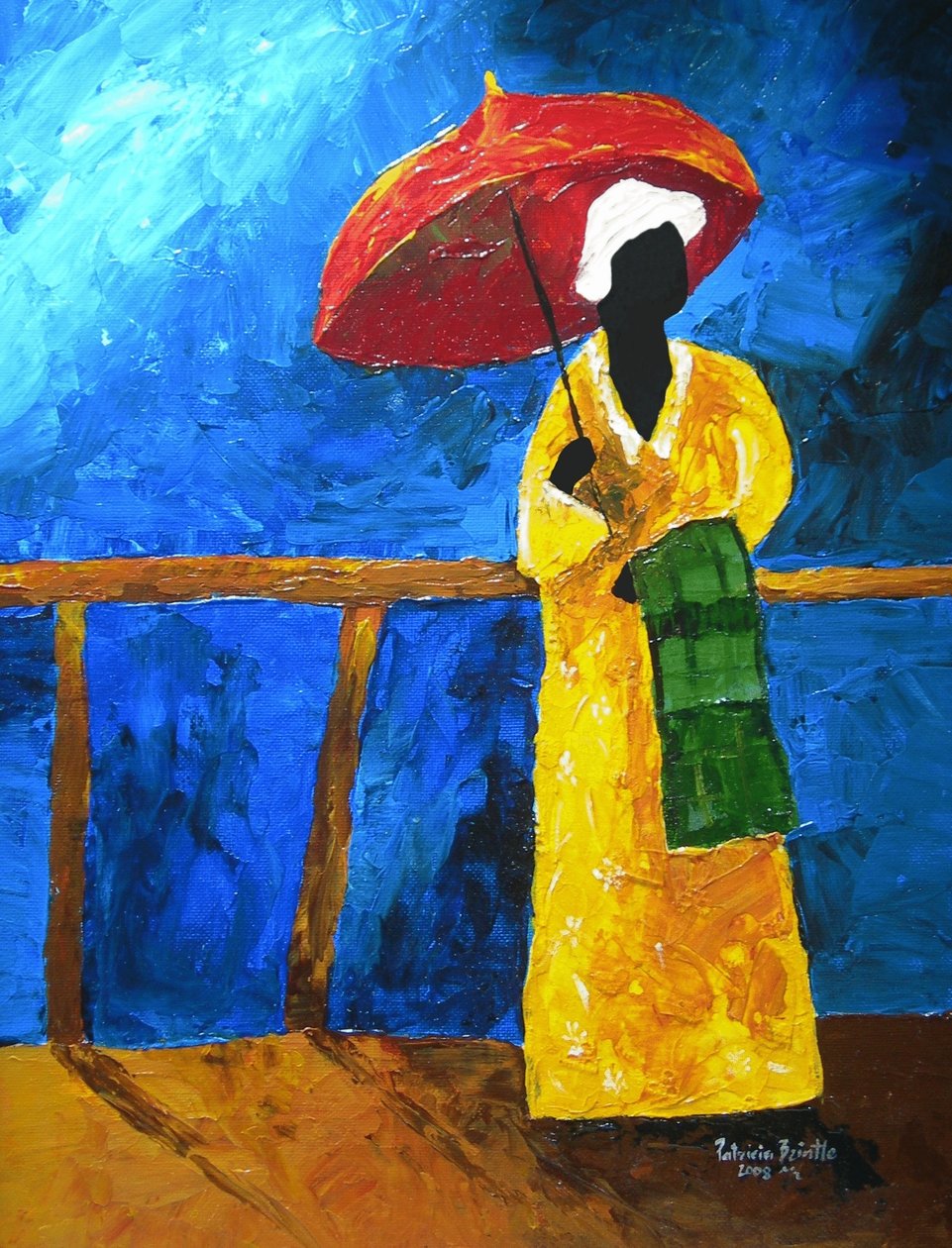 Groene Ruit op de Boulevard, 2008 door Patricia Brintle