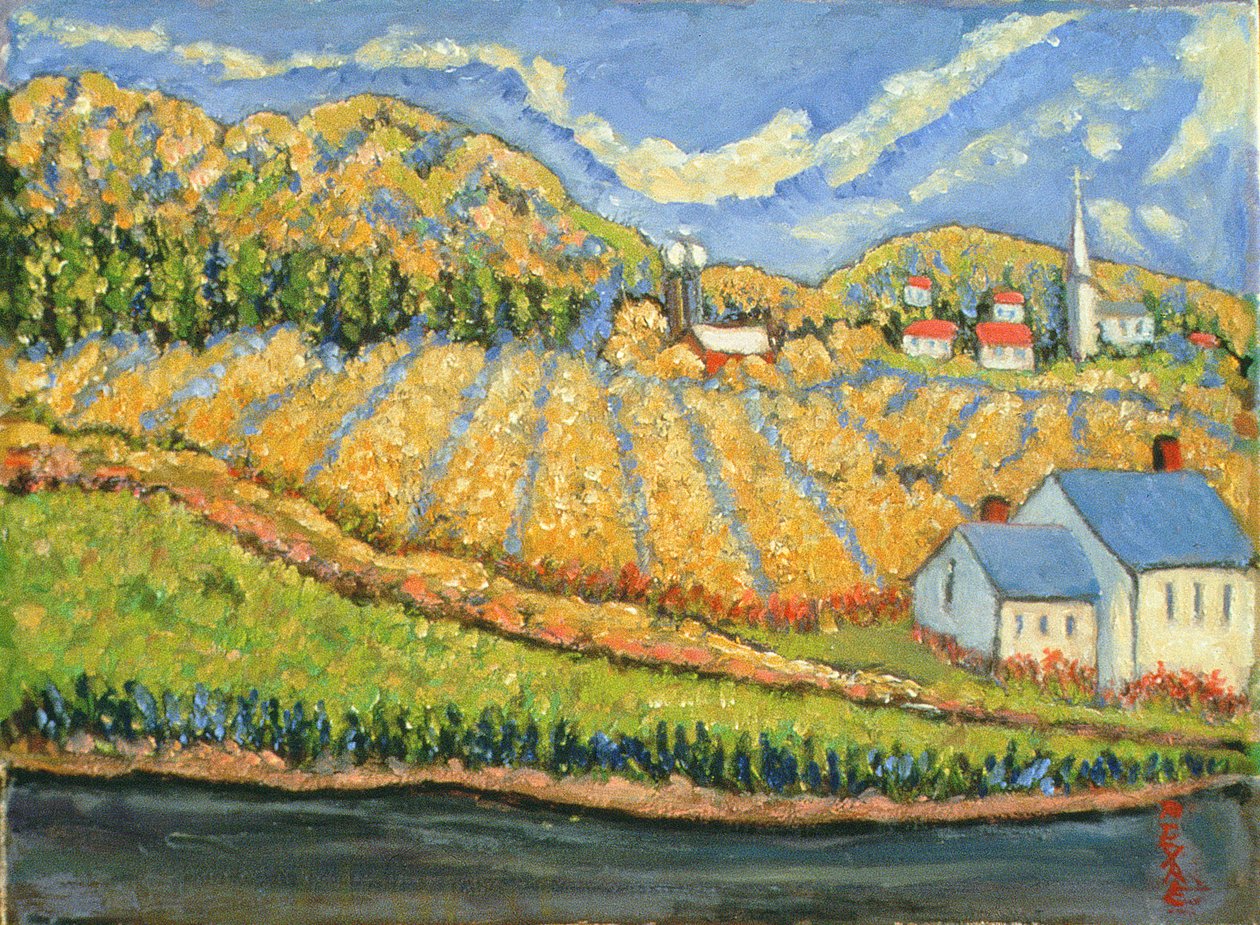 Oogst, St. Germain, Quebec door Patricia Contemporary Artist Eyre