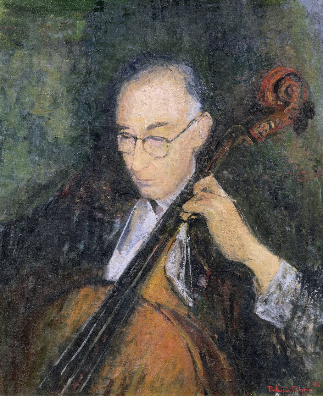 Mijn cellist, 1996 door Patricia Espir