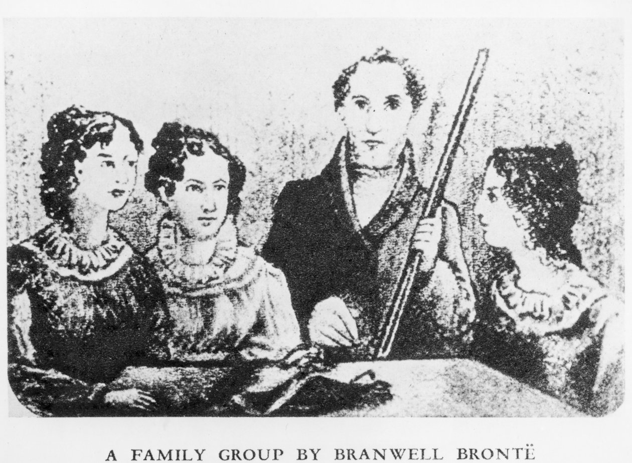 De Familie Bronte door Patrick Branwell Bronte