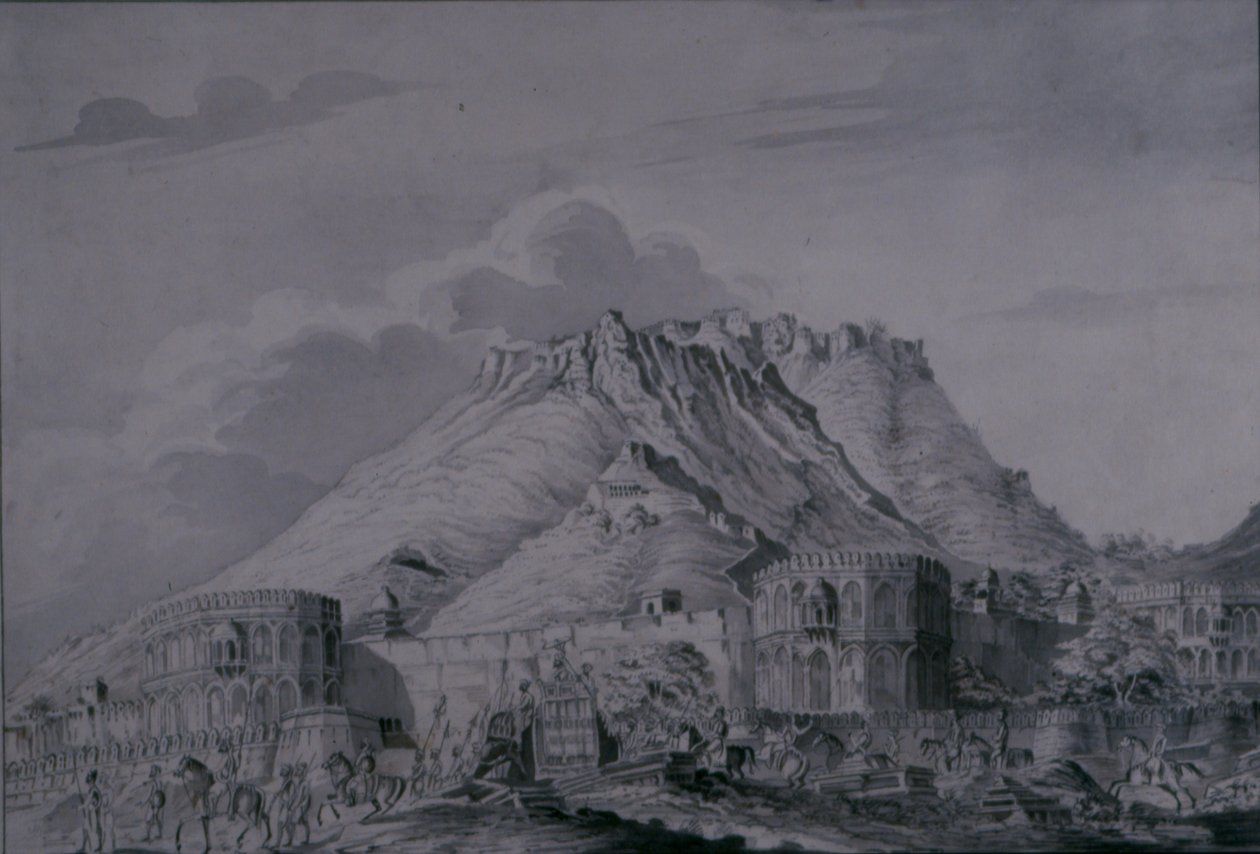 Fort en Stad van Ajmere door Patrick Waugh