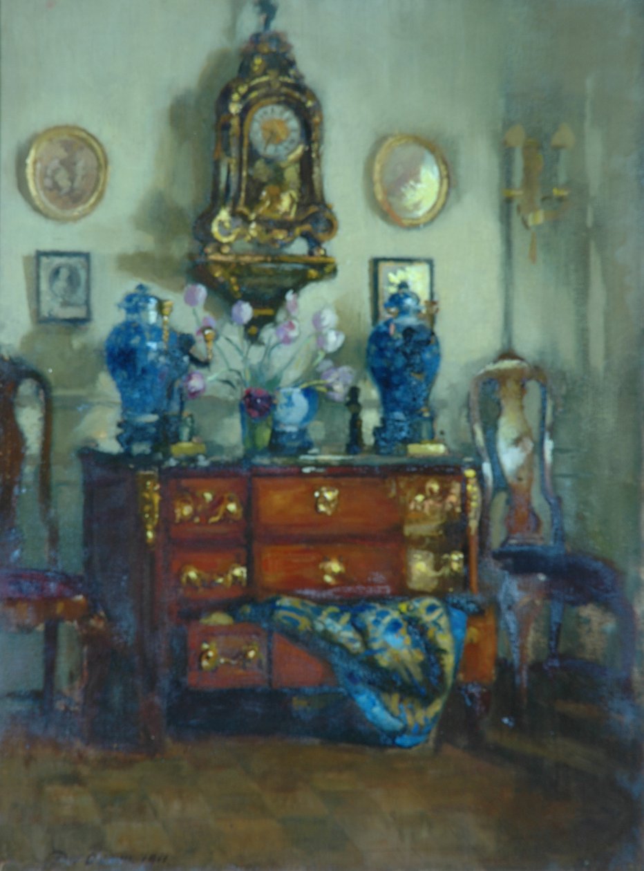 Blauw en goud, 1911 door Patrick William Adams
