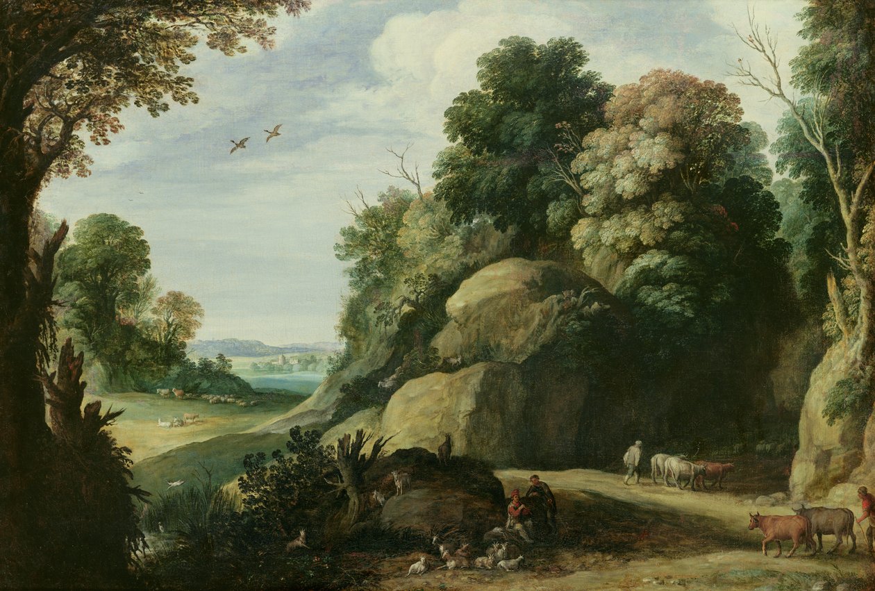 Landschap door Paul Bril