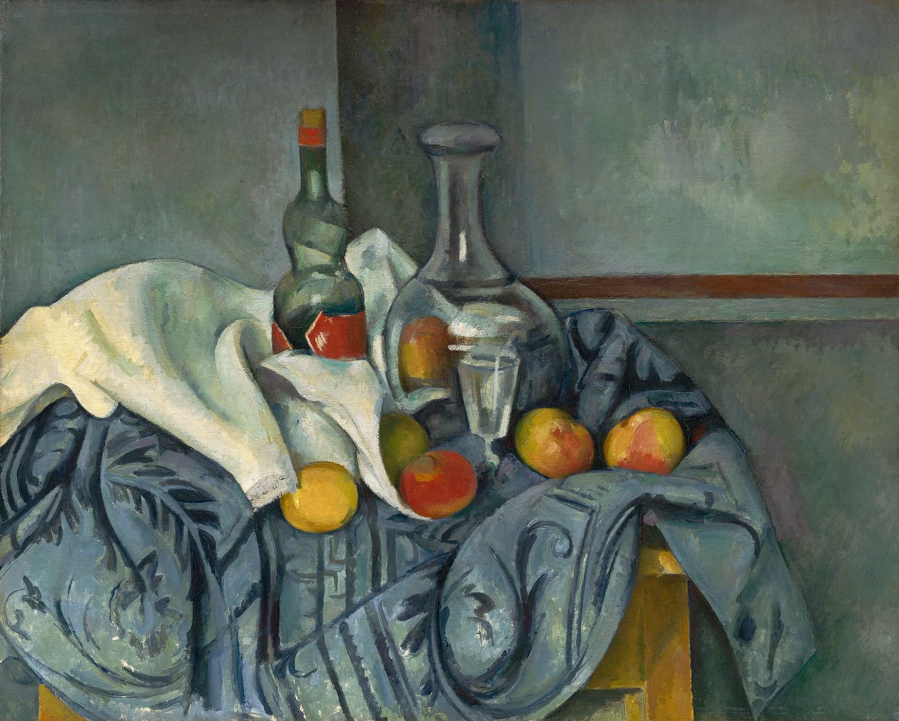 De Pepermuntfles, 1893-95 door Paul Cézanne