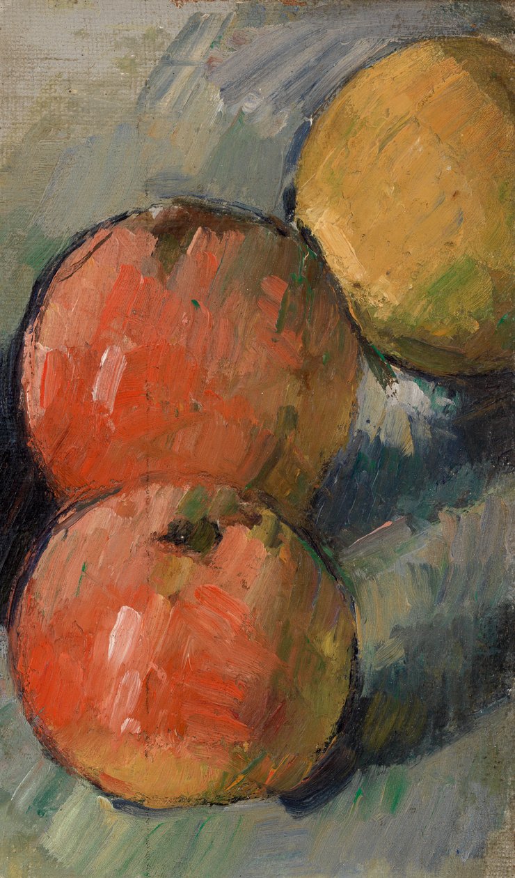 Drie Appels, 1878-79 door Paul Cézanne