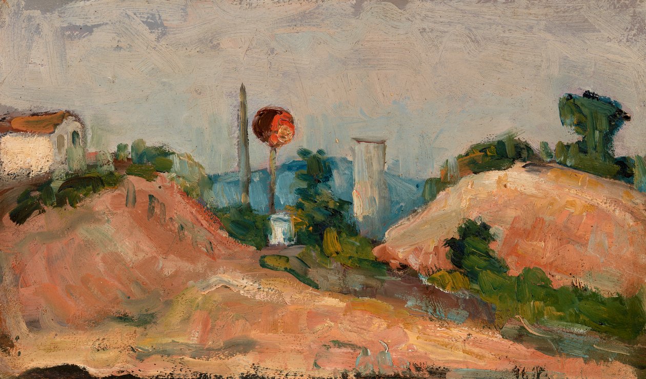 Baden, 1902-04 door Paul Cézanne