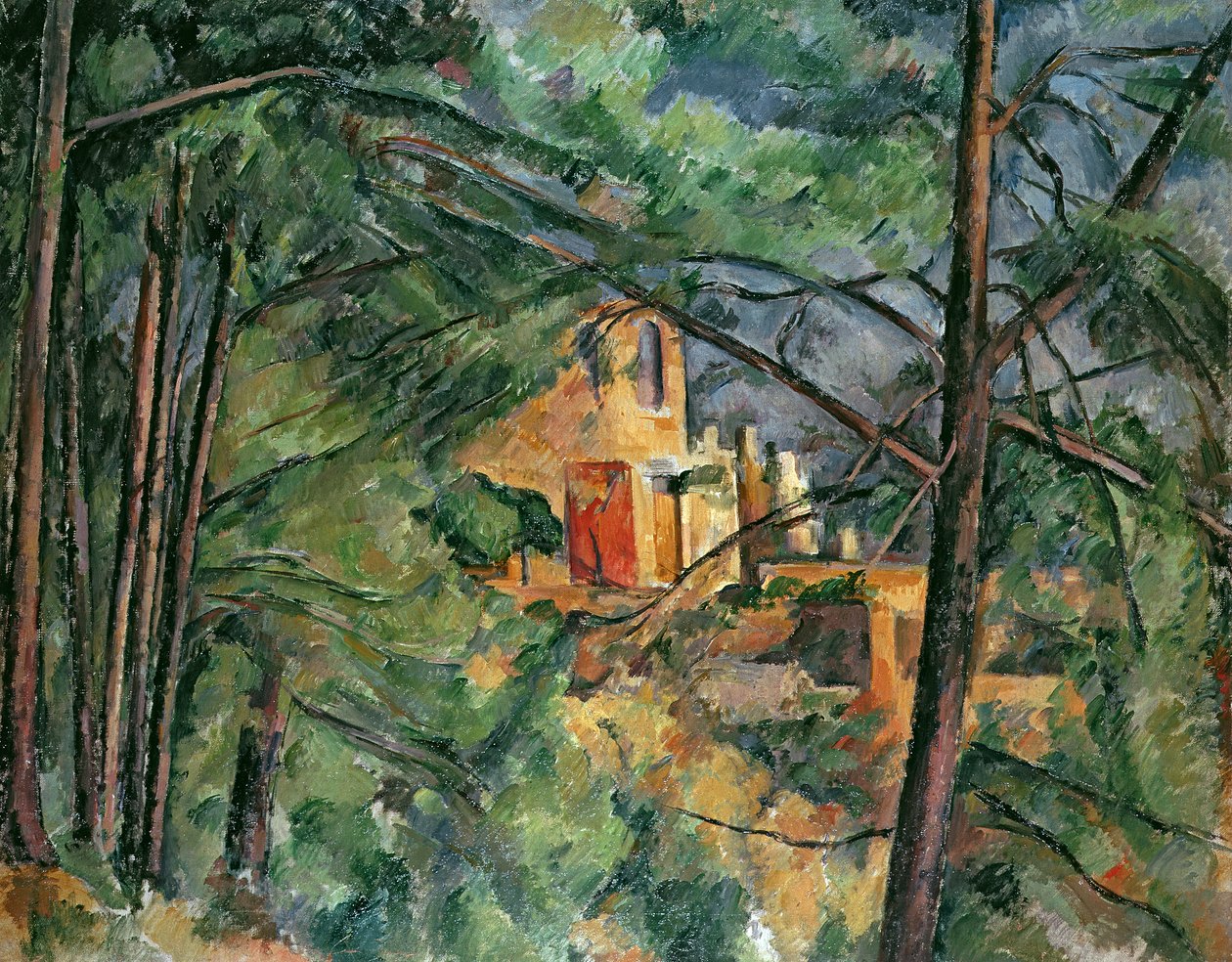 Chateau Noir, ca. 1904 door Paul Cézanne