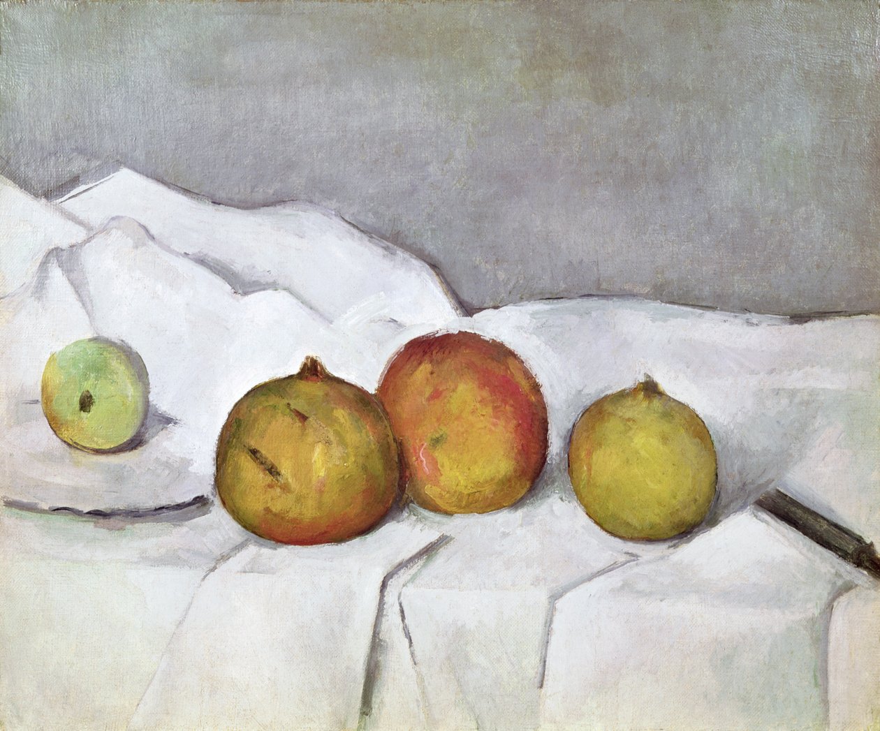 Fruit op een doek, c.1890 door Paul Cézanne