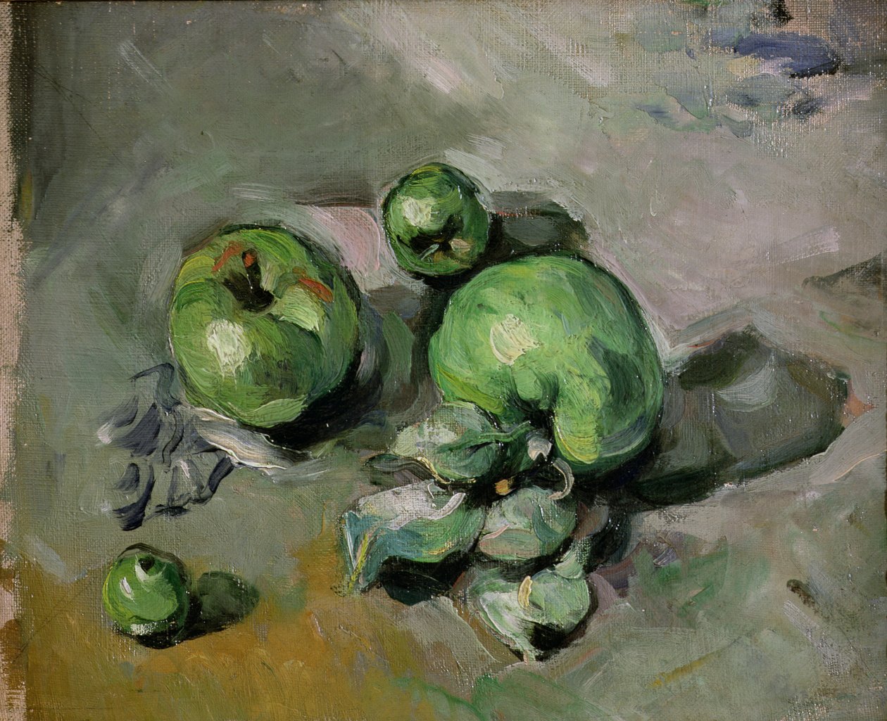 Groene Appels, c.1872-73 door Paul Cézanne