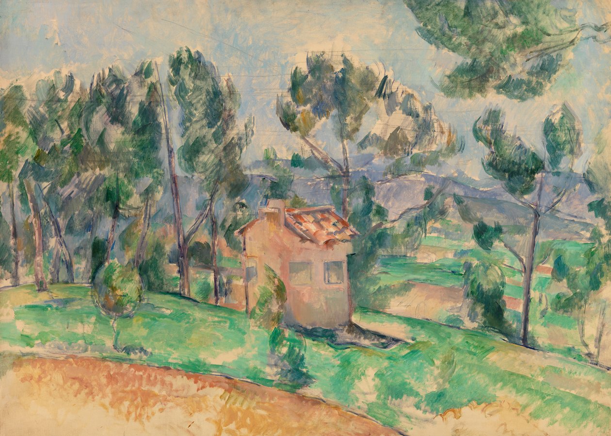 Jachthut in de Provence, 1888-90 door Paul Cézanne