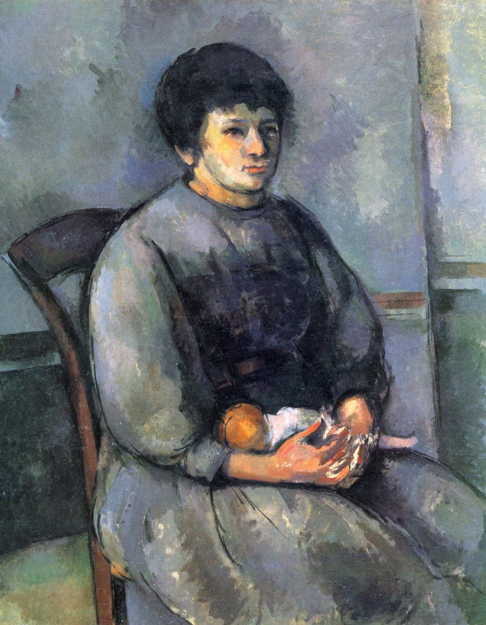 Jong Meisje met Pop door Paul Cézanne