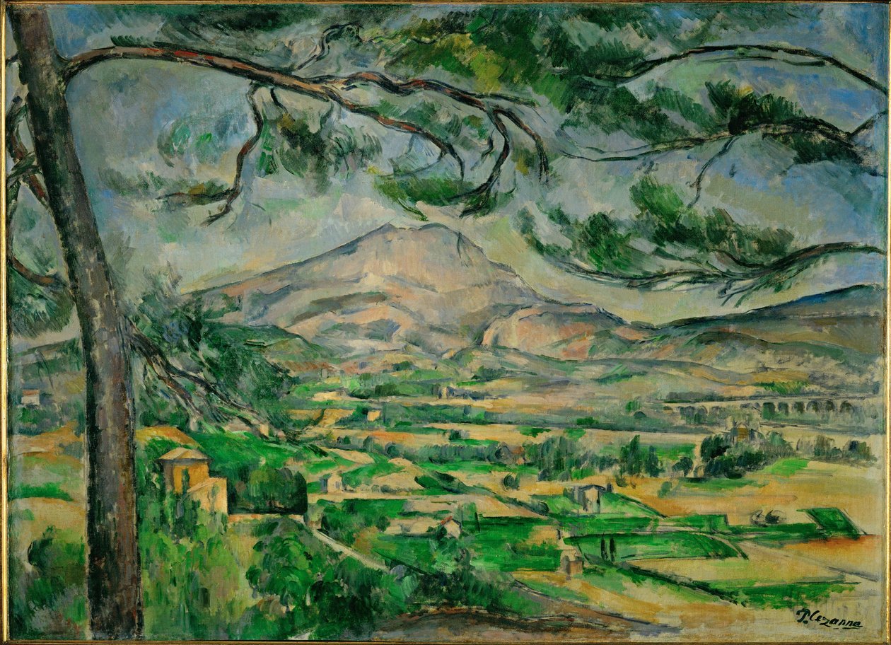 Mont Sainte-Victoire door Paul Cézanne