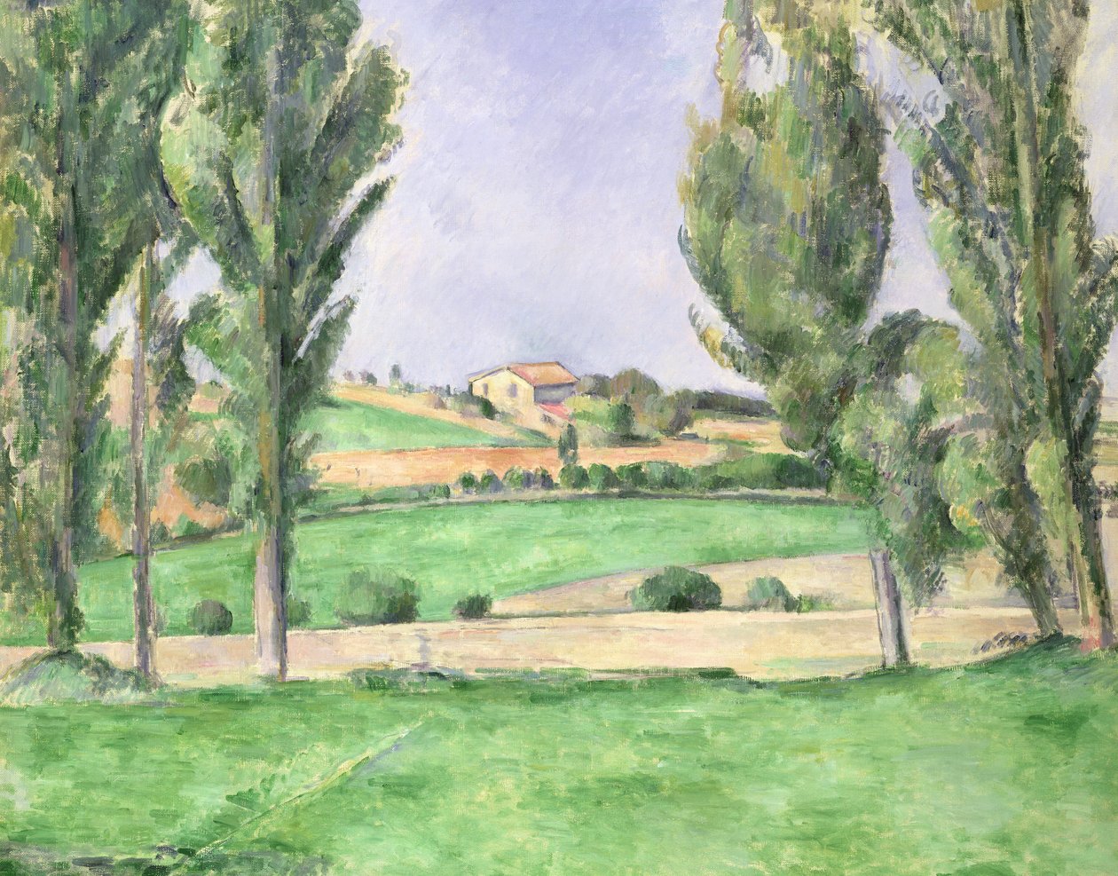 Provençaals landschap, ca. 1885-87 door Paul Cézanne