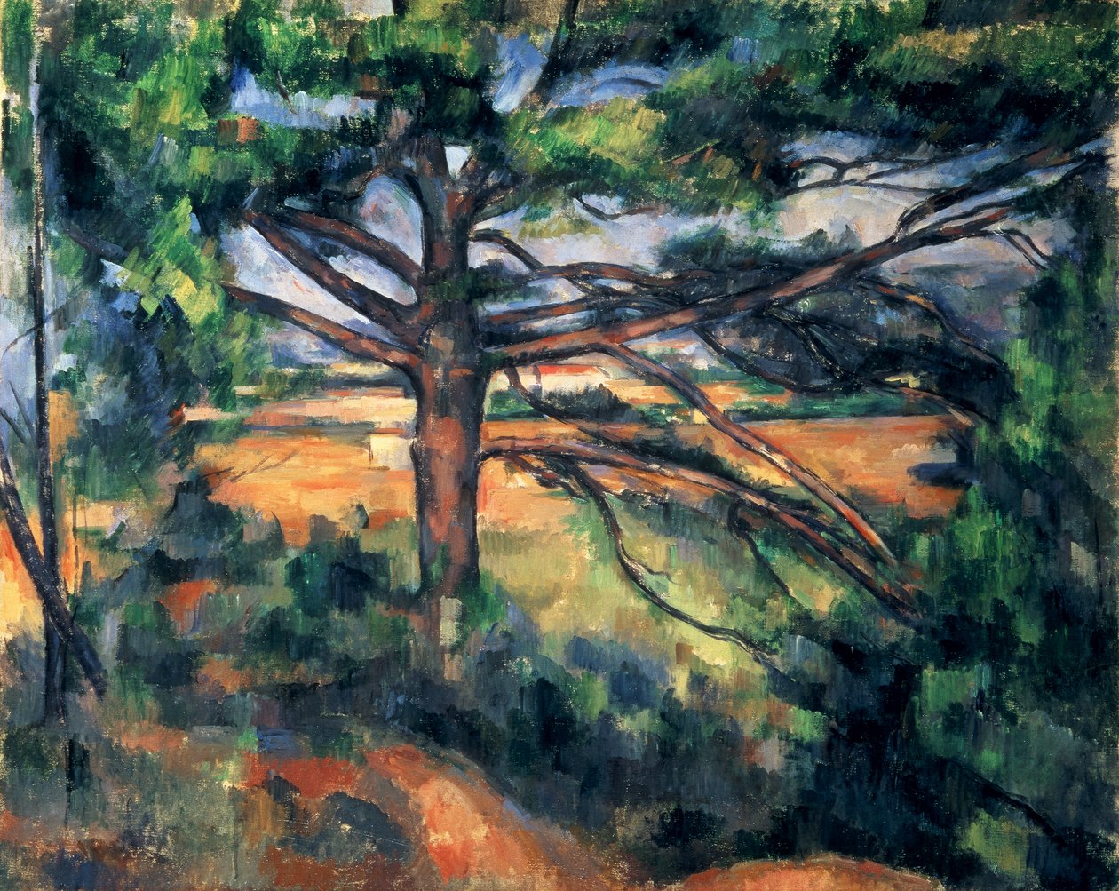 De grote den, 1895-97 door Paul Cézanne