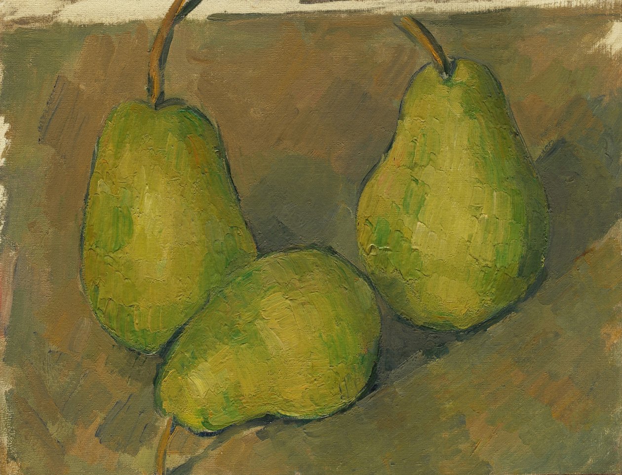 Drie Peren door Paul Cézanne