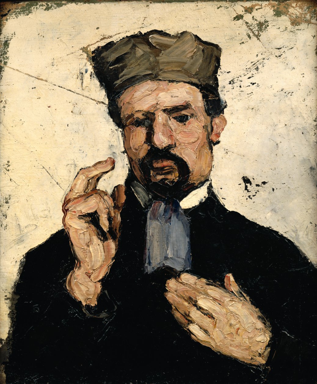 Oom Dominique als advocaat, 1866 door Paul Cézanne