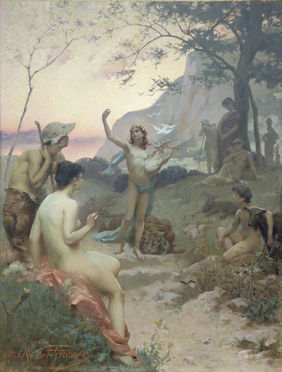 Orpheus, 1884 door Paul Edouard Rosset Granger