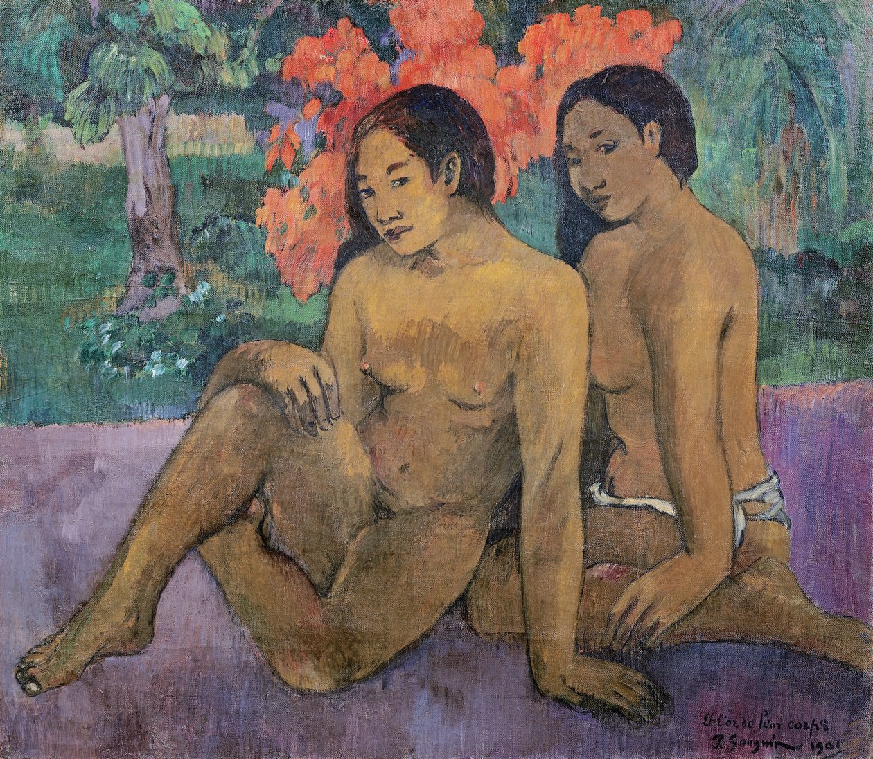 En het goud van hun lichamen door Paul Gauguin