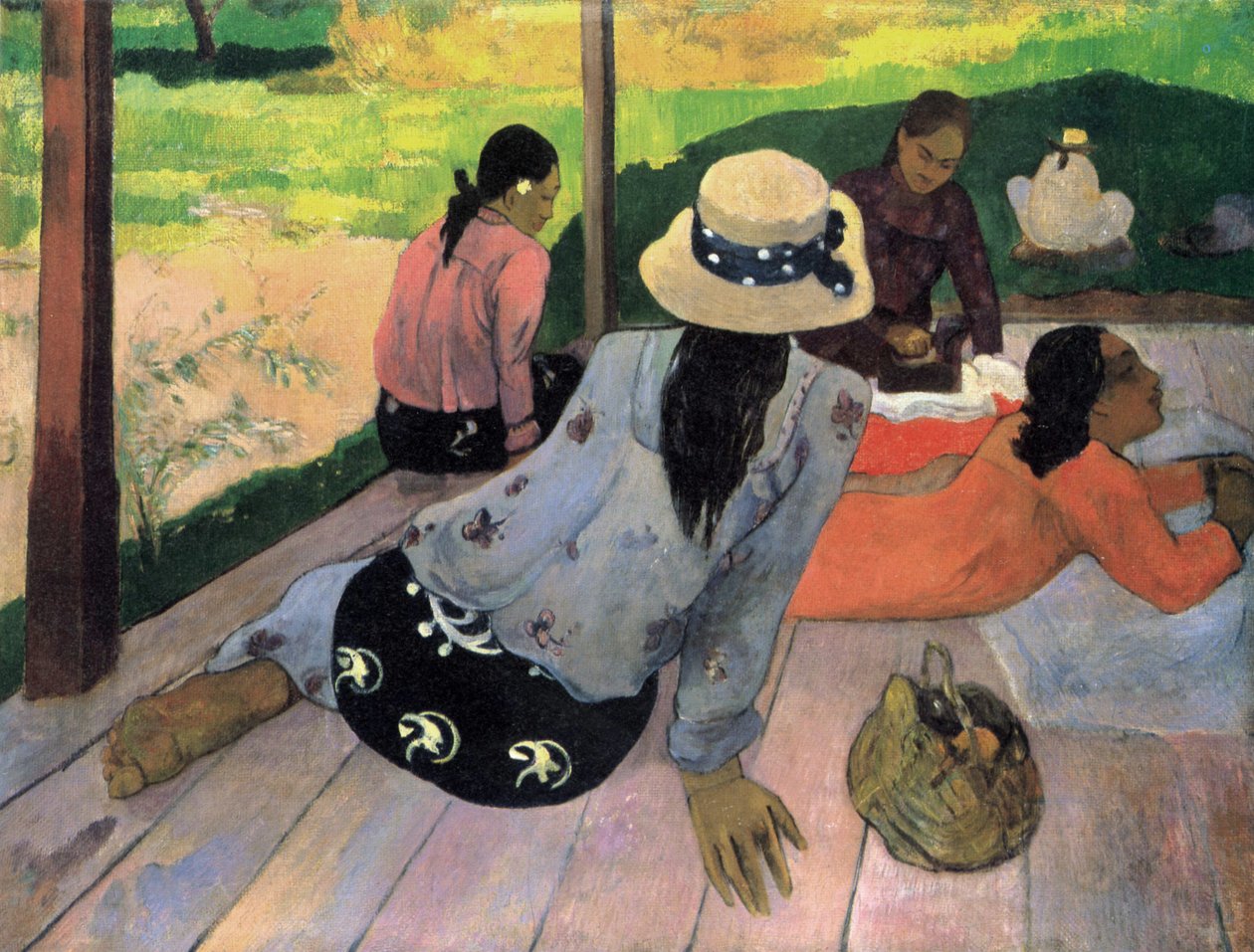 De middagrust door Paul Gauguin