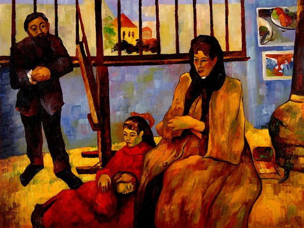 Familie Schuffenegger door Paul Gauguin