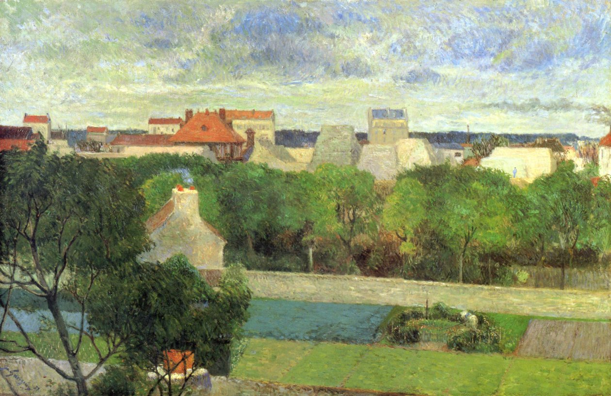 Groenteboeren in Vaugirard door Paul Gauguin