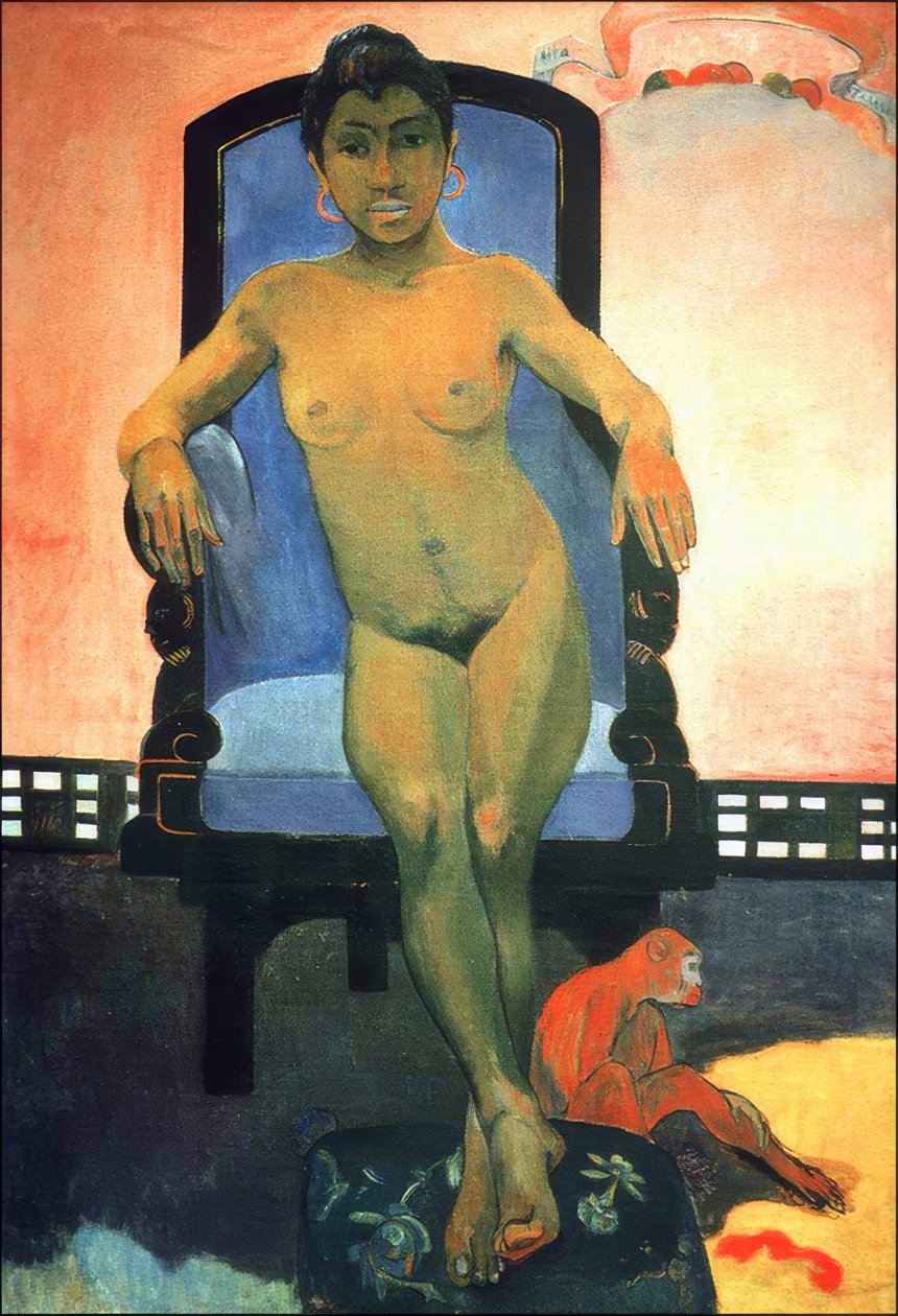 Indonesië: Annah de Javaanse, Paul Gauguin (1893) door Paul Gauguin
