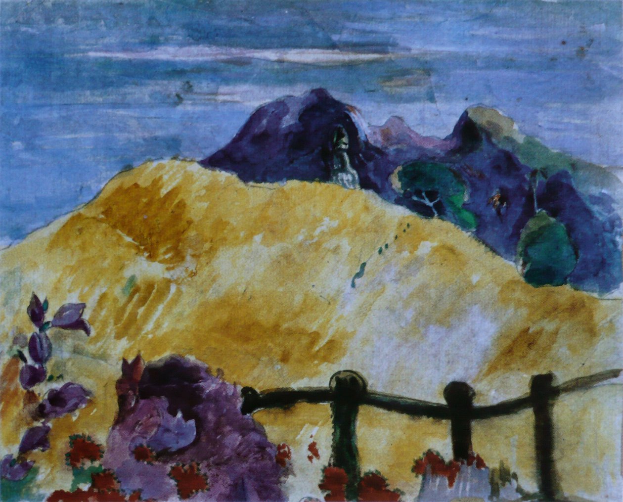 Parahi te marae door Paul Gauguin