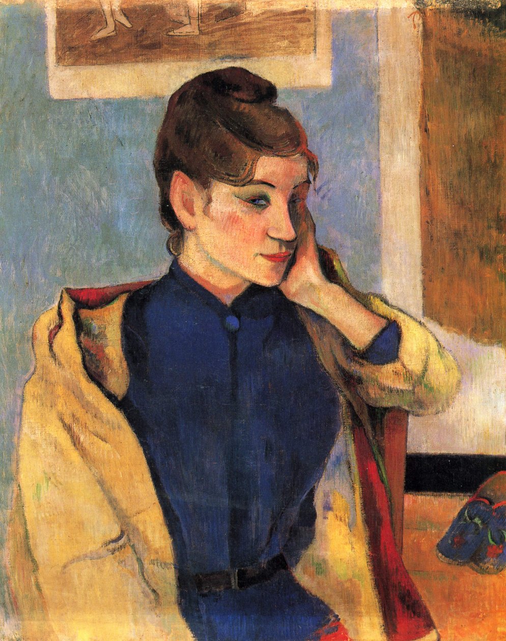 Portret van Madelaine Bernard door Paul Gauguin